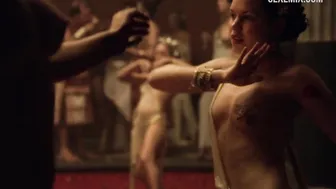 Dans Eden Çıplak Köle Kız - Spartacus