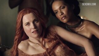 Escena de sexo de pie de Lucy Lawless en Spartacus