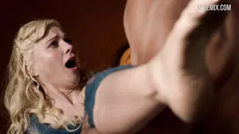 Lucy Lawless tiene sexo duro, escena de la serie Spartacus