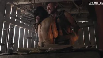 Szene mit Katrina Law-Vergewaltigungsversuch - Spartacus