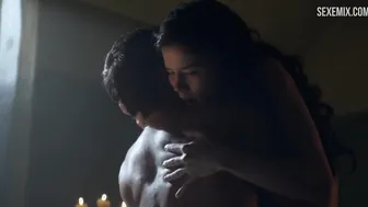 Hanna Mangan Lawrence best breasts, scene in Spartacus