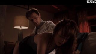 Шлепок по заднице Дакота Джонсон s, сцена из Пятьдесят оттенков серого