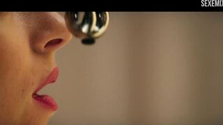 Hot Dakota Johnson, In erotic black lingerie in Fifty Shades Darker