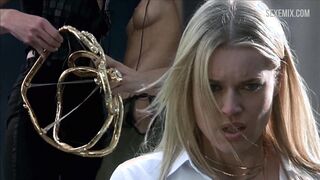 Sexy Rie Rasmussen Breasts Scene in Femme Fatale