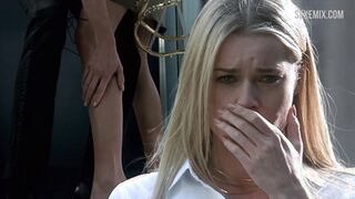 Sexy Rie Rasmussen Breasts Scene in Femme Fatale