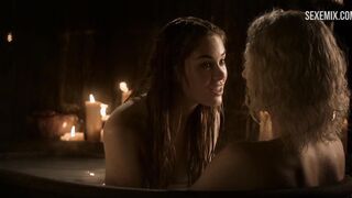 Sexy Roxanne McKee erotic scene in Game of Thrones