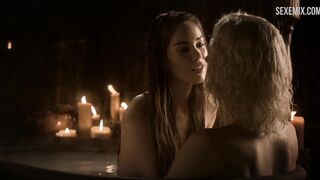 Sexy Roxanne McKee erotic scene in Game of Thrones