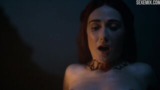 Carice van Houten demon birth scene in Game of Thrones
