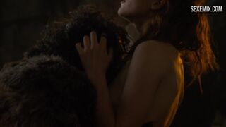 Rose Leslie has sex in a cave, scene in Game of Thrones