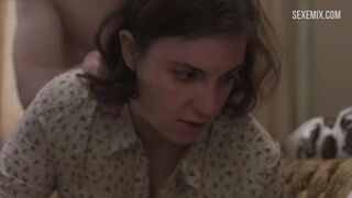Scène en levrette de Lena Dunham dans Girls