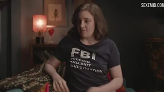 Oben-ohne-Selfie von Lena Dunham, Szene in Girls