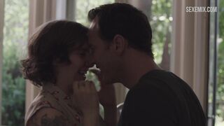 Cena quente de Lena Dunham em Meninas