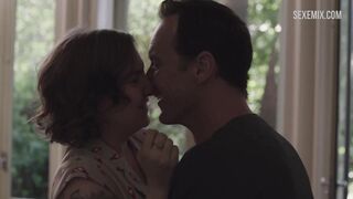 Cena quente de Lena Dunham em Meninas