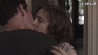 Cena quente de Lena Dunham em Meninas
