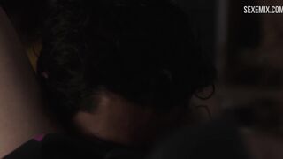 Allison Williams'ın yerde oral seks yapması, Kızlar'daki sahne