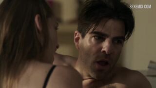 Jemima Kirke otururken seks yapıyor, Girls'deki sahne