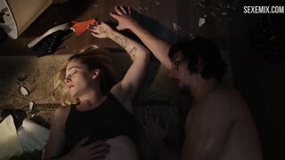 Джемайма Кирк показала свою киску,сцена в Girls