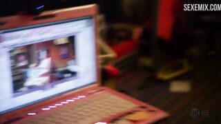 Laura Wiggins cowgirl sex on webcam, сцена в Shameless