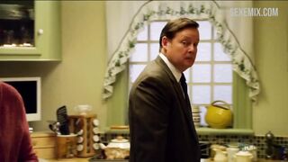 Laura Wiggins in white bra and panties, scene in Shameless