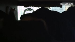 Laura Wiggins sexo cowgirl no carro, cena em Shameless