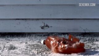 Laura Wiggins sexo cowgirl no carro, cena em Shameless