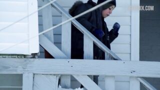 Laura Wiggins sexo cowgirl no carro, cena em Shameless