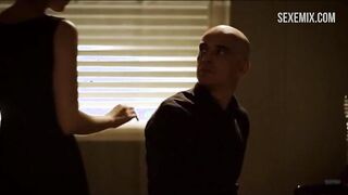 Labina Mitevska posizione di equitazione molto bella, scena nel film 9:06