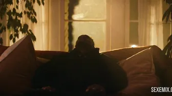 Khalilah Joi baisée en position de cheval, scène dans A Violent Man (2017)