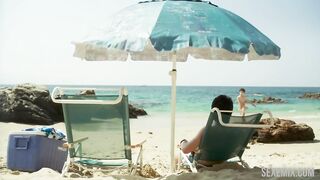 Regina Blandon démontrant son corps en sous-vêtements ici, scène à Como Novio de Pueblo 2019