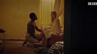 Dakota Fanning сексуальная, межрасовая сцена в Sweetness in the Belly (2019)