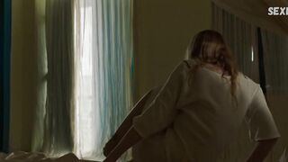 Dakota Fanning сексуальная, межрасовая сцена в Sweetness in the Belly (2019)