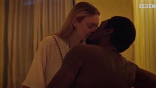 Dakota Fanning сексуальная, межрасовая сцена в Sweetness in the Belly (2019)
