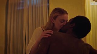 Dakota Fanning сексуальная, межрасовая сцена в Sweetness in the Belly (2019)