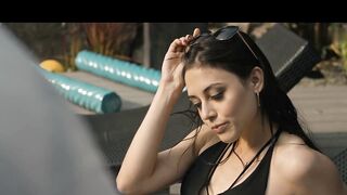 Hannah Gordon sexy underwear, scene in Rev (2020)