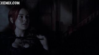 Azure Parsons doggystyled on the stairs, scene in Salem 2014