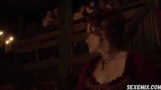 Azure Parsons sexy, Scène érotique dans Salem s01e05 (2014)
