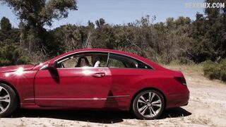 Laura Dromerick taking Off Top, scene in Camp Blood 8 Revelations (2020)