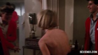 Monique Gabrielle breasts, scene in Night Shift (1982)