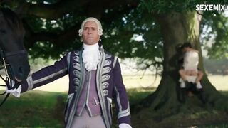 Sabrina Bartlett, sexy scene in Bridgerton 2020