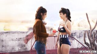 Ela Velden bikini, scene in Diablero 2020