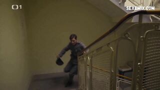 Vica Kerekes декольте, сцена в Cetnici z Luhacovic 2017