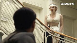 Vica Kerekes декольте, сцена в Cetnici z Luhacovic 2017