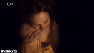 Jana Kvantikova breasts, scene in Cetnici z Luhacovic (2017)