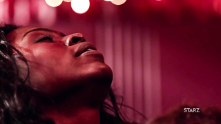 Yetide Badaki çıplak, American Gods'tan seks sahnesi s01e02 (2017)