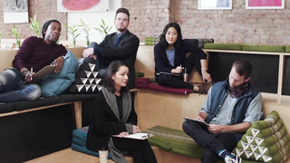 The Focus Group'tan Sara Benincasa çıplak, erotik sahne (2016)