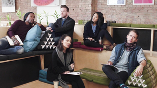 The Focus Group'tan Sara Benincasa çıplak, erotik sahne (2016)