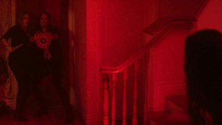 Милена Горум обнаженная, эротическая сцена из фильма «Черная комната» (2016)