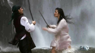 Pilar Rubio nackt, erotische Szene aus Piratas s01e01 (2011)