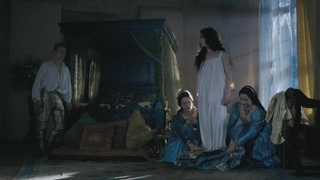 Эми Мэнсон обнаженная, эротическая сцена из сериала «Белая принцесса» s01e06 (2017)