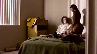 Нафесса Уильямс обнаженная, эротическая сцена из сериала Твин Пикс s03e03 (2017)